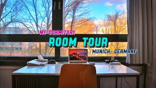 My €300 STUDENT DORMITORY ROOM TOUR  Munich Germany [upl. by Janus]