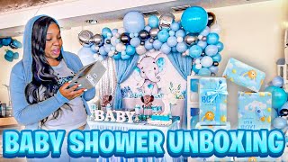 UNBOXING OUR BABY SHOWER GIFTS  MUST SEE [upl. by Ayalahs]