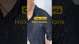 Chikan Kurta Mens❤️ Sreekanth Garments Hyd kurta haldi haldiceremony chikankari fashion [upl. by Rigby861]