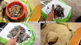 ASMR  Crushing and Sifting of Collected texture Oddly satisfying Sleep Aid Sand Whispers ASMR [upl. by Froehlich416]