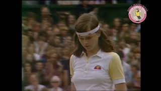 Wimbledon  Hana Mandlikova florilege 19801986 vs Goolagong Turnbull Navratilova Durie Evert [upl. by Garibold]