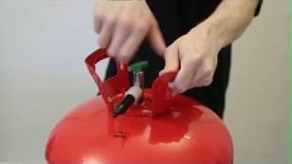 Helium Tank Tutorial How to blow up balloons Quick and Easy [upl. by Streetman365]