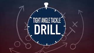 Tight Angle Tackle  USA Football Fundamentals [upl. by Eitsyrk]