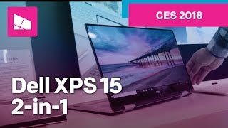 Dell XPS 15 2in1 9575 handson from CES 2018 [upl. by Chimene]