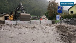 Hochwasser in der Schweiz 03102020 [upl. by Ignatzia426]