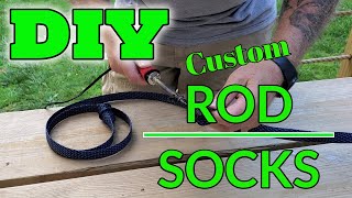 Rod Sock DIY Fishing Rod Sleeves Easy [upl. by Dalila]