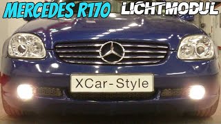 Lichtmodul MultiLight Modul XCarStyle passend für Mercedes SLK R170 Tagfahrlicht Chirp [upl. by Amsed765]