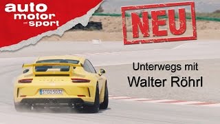 Porsche 911 GT3 mit Walter Röhrl  Neuvorstellung Test Review  auto motor und sport [upl. by Attiuqahs382]