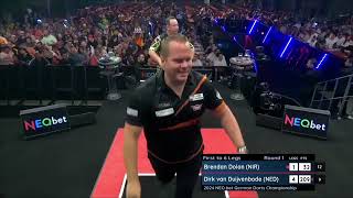 Brandon Dolan vs Drik Van Duijvenbode  German Darts Championship 2024 [upl. by Schouten]