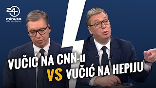 Vučić na CNNu protiv Vučića na Hepiju  ep313deo02 [upl. by Croydon104]