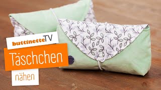 Täschchen nähen  Nähset  buttinette TV DIY [upl. by Sheya]