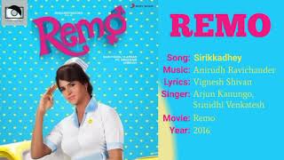 Sirikkadhey Song  Remo YT Music HD Audio [upl. by Nylemaj]