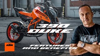 The 2024 KTM 390 DUKE – Features and Benefits  KTM [upl. by Hesther450]