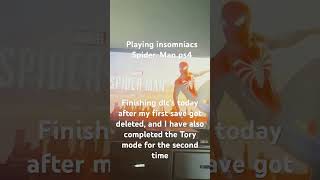 Insomniacs SpiderMan DLC’s hopefully getting completed today insomniacspiderman [upl. by Dloreh]