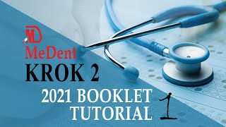 KROK 2 2021 BOOKLET JULY  TUTORIAL 1 [upl. by Noj]