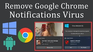 How To Remove Google Chrome Notification Virus [upl. by Letty]