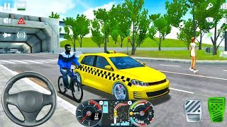 VW Golf Taxi Driving Sim 2020 3  Ultimate Taxi Driver  Android iOS Gameplay [upl. by Chelsey230]