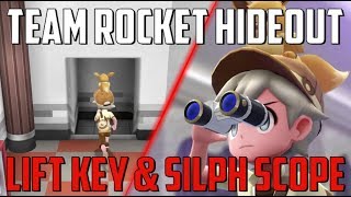 Defeat Team Rocket Hideout Quickly Lift Key amp Silph Scope Pokemon Lets Go [upl. by Leela]