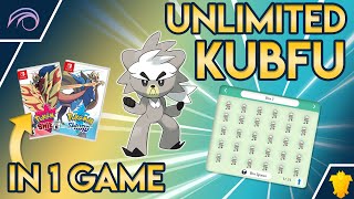 HOW TO GET MULTIPLE KUBFUURSHIFU IN ONE COPY OF Pokemon Sword and Shield DLC Isle of Armor [upl. by Eelek289]