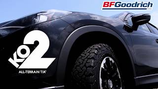 BF Goodrich AII Terrain TA KO2 LT225 65R17 with MAZDA CX 5 [upl. by Zollie]