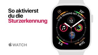 Apple Watch Series 4  So aktivierst du die Sturzerkennung  Apple [upl. by Mutat47]