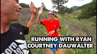 Courtney Dauwalter Talks About Overcoming The Pain CaveRunning with RyanEp 5 [upl. by Kerin]