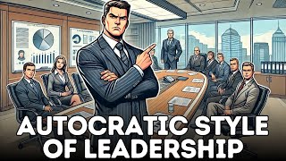 Autocratic Leadership Style Explained in 3 Minutes [upl. by Tooley]