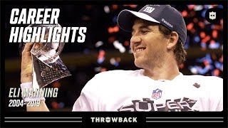 Eli quotEazy Equot Mannings CLUTCH Career Highlights  NFL Legends [upl. by Aleahcim]