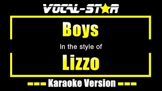 Boys Karaoke  Lizzo Karaoke Version [upl. by Aihsemaj]