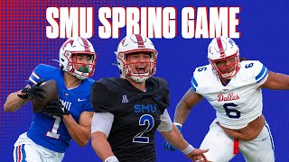 SMU Football FULL 2023 Spring Game Video  Preston Stone Mustangs take on revamped defense [upl. by Blaseio130]