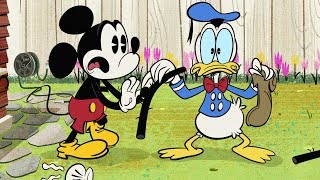 Gone To Pieces  A Mickey Mouse Cartoon  Disney Shorts [upl. by Neffirg882]