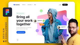 Challenge 07 How to Make a Professional Website in Just 20 Minutes Using Figma 2024 in Hindi [upl. by Sirah292]
