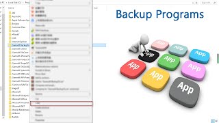 2 Ways How to Backup Installed Programs before Reinstalling Windows 1011 [upl. by Latsyc]