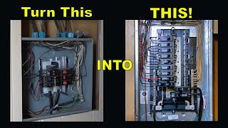 ⚡ How to Upgrade your Main Breaker Panel Step by Step Guide 🏠 [upl. by Tada]