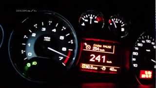 Peugeot RCZ 2013 16 THP 200  acceleration 0235 kmh [upl. by Retsehc]