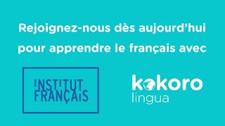 KOKORO lingua le programme français en 1 min [upl. by Ylram54]