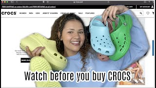 EVERYTHING YOU NEED TO KNOW ABOUT CROCS CLASSIC BAYA PLATFORM ampBAE CLOGS FULL REVIEWSIZE GUIDE [upl. by Nainatrad]