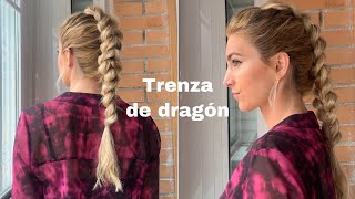 TRENZA DE DRAGÓN muy fácil [upl. by Tocs]