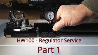 Weihrauch HW100  Regulator Service  Part 1 of 3 [upl. by Eastlake]