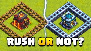 Should You Rush Pros and Cons Explained Clash of Clans [upl. by Konstantine]