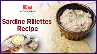 Sardine Rillettes Recipe shorts [upl. by Ailic]