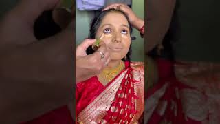 Biyer  airbrush makeup kemon laglo bolo sobai🥰❤️ viralshort video [upl. by Ajidahk103]