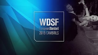 Sodeika  Zukauskaite LTU  2015 European Standard R2 SF  DanceSport Total [upl. by Nnainot416]