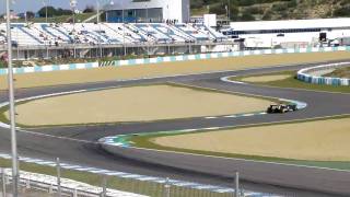 F1 Testing 2011  Jerez Racetrack [upl. by Nevet269]