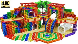 DIY  How to Build Amazing Hamster Playground House With Magnetic Balls ASMR  Satisfying Video [upl. by Duer]