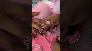 you can catch me doing this set in my recent vlog make sure you tune in🩷 nailtech nailtrends2024 [upl. by Kial]