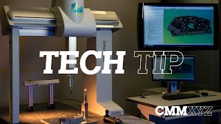 PCDMIS Feature Control Frame Dimensioning  CMM Tech Tips  CMMXYZ [upl. by Elorak927]