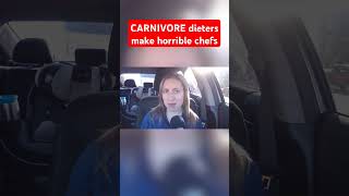 CARNIVORE dieters make horrible chefs carnivore carnivorediet ketodiet keto [upl. by Nylireg]