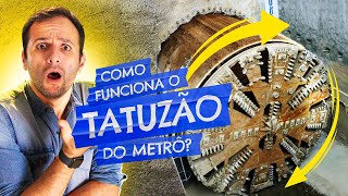 COMO FUNCIONA o TATUZÃO do metrô [upl. by Anneis]