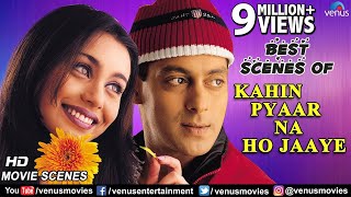 Best Scenes Of Kahin Pyaar Na Ho Jaaye  Salman Khan  Rani Mukerji  Best Bollywood Romantic Scenes [upl. by Neyu]